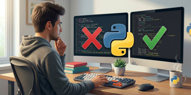 Improving AI-generated Python code quality with clear coding-agent instructions, implementation boundaries and a shared quality bar.