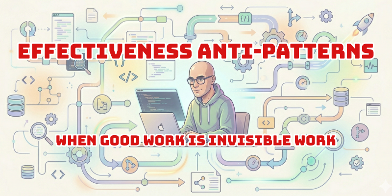 Engineering effectiveness anti-patterns, part 5: invisible work in platform and data teams and making it legible on the path to Staff engineer.