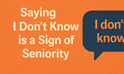 Featured image of post A senior mindset is ultimately about trust