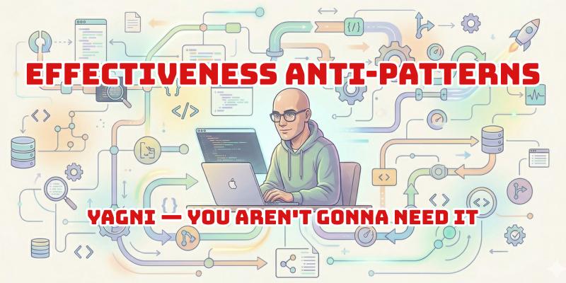 Featured image of post Effectiveness anti-patterns — part 6: YAGNI: don’t abstract before the second use case